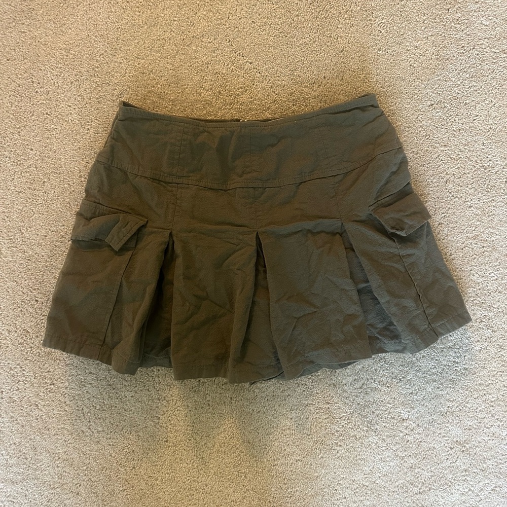 Kirious Olive Green Skirt